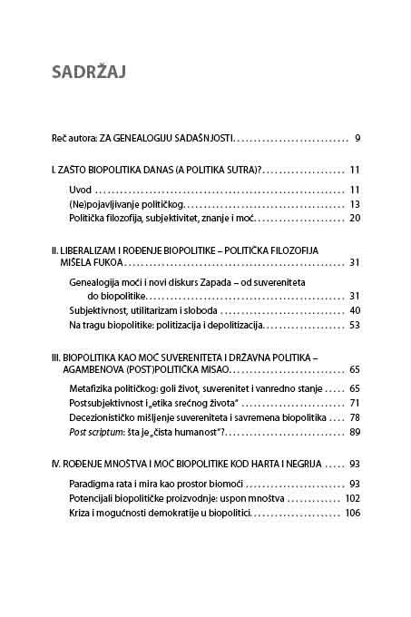 БИОПОЛИТИКА И И ПОЛИТИЧКИ СУБЈЕКТИВИТЕТ