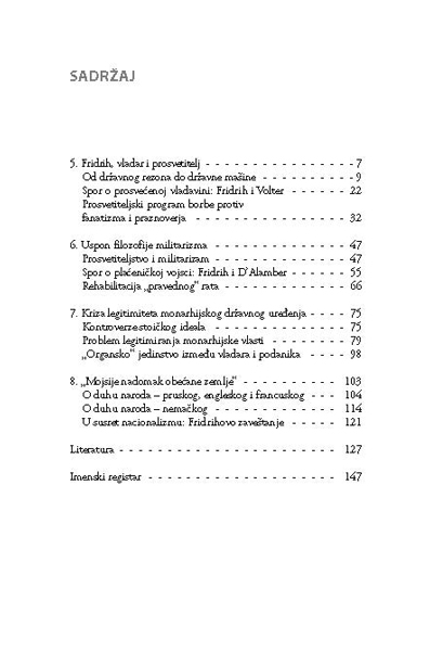 РАСПРАВА О ПРОСВЕТИТЕЉСТВУ, ЛИБЕРАЛИЗМУ И НАЦИОНАЛИЗМУ У ПРУСИЈИ, књига 2